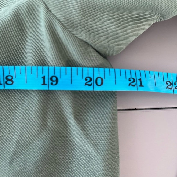 [S]OPEN EDIT One Button Rayon Soft Blazer in Green Agave - Picture 9 of 13